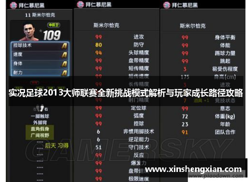 实况足球2013大师联赛全新挑战模式解析与玩家成长路径攻略